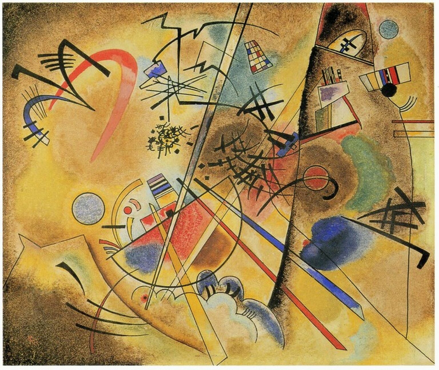 Kandinsky Pequeño sueño en rojo (1925)