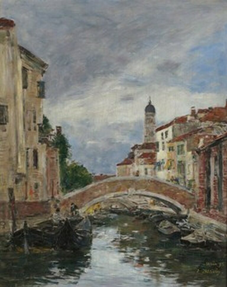 Boudin Petit canal Venise (1895)