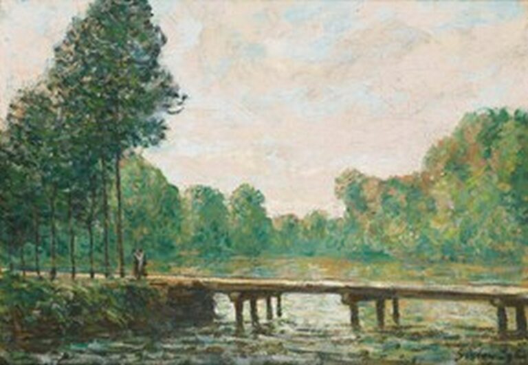Sisley Petit pont sur l'Orvanne (1890)