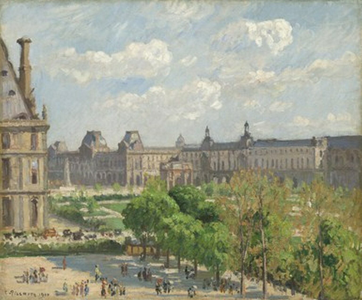 Pissarro Place du Carrousel, Paris (1900)