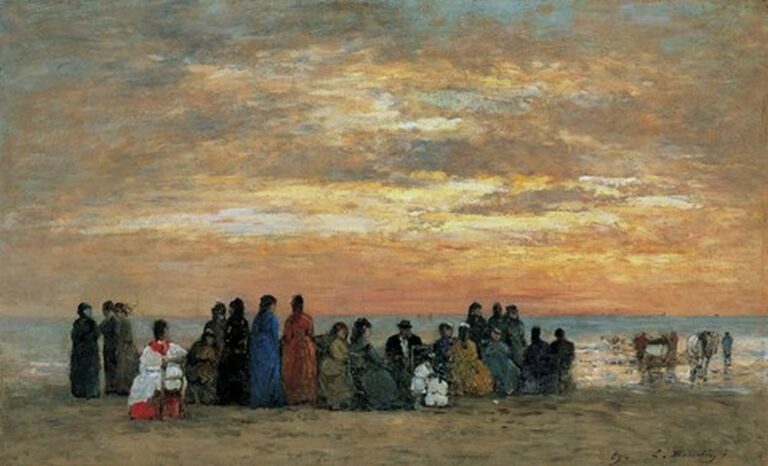 Boudin Plage a Trouville