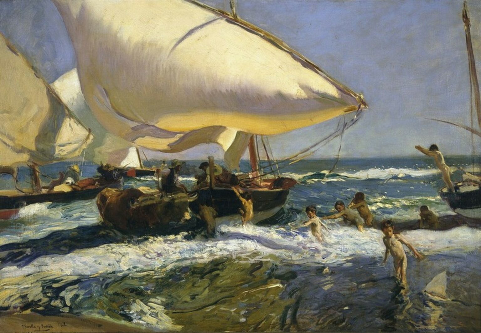 Sorolla Playa de Valencia (1908)