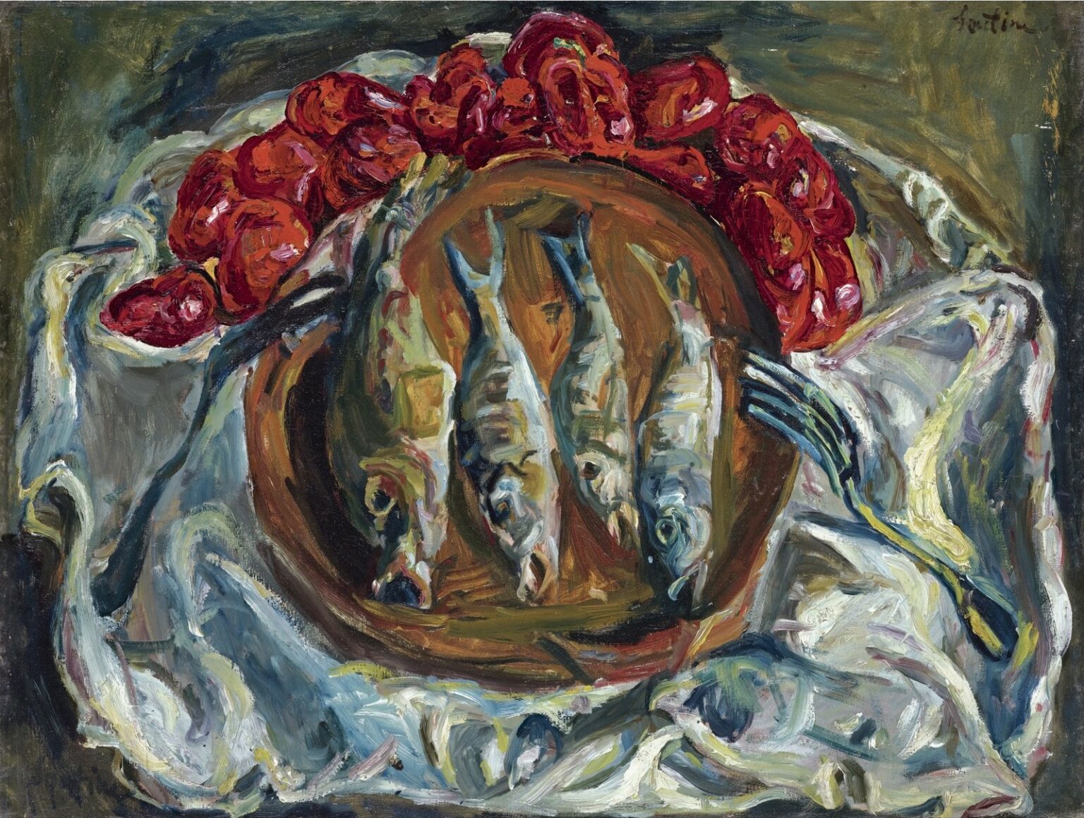 Soutine Poissons et tomates (1924)
