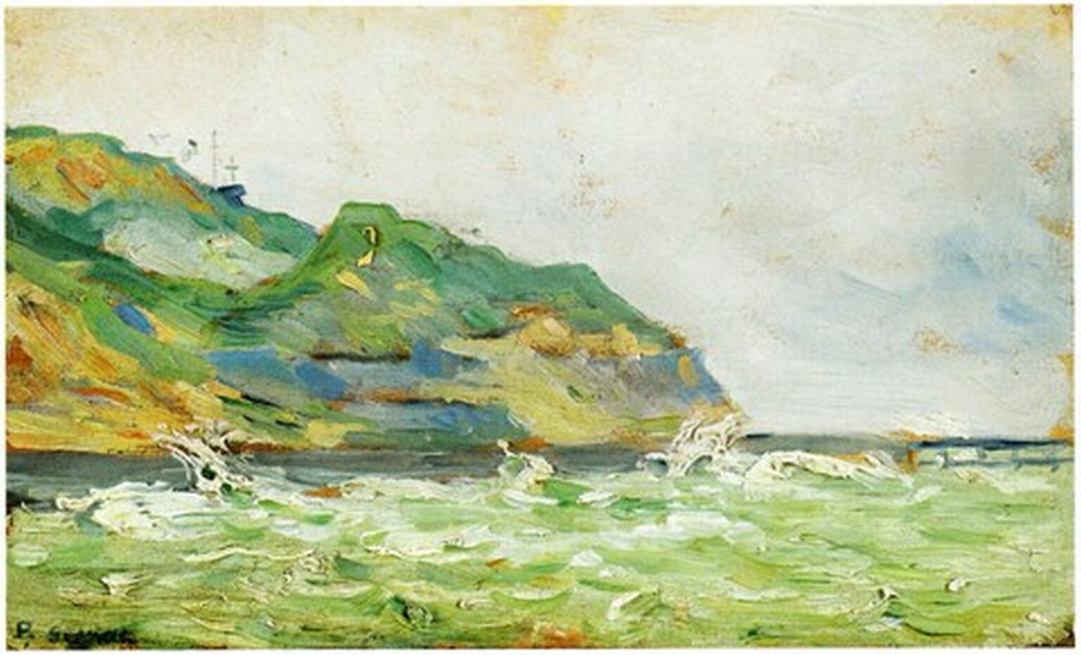 Signac Port en Bessin (1882)