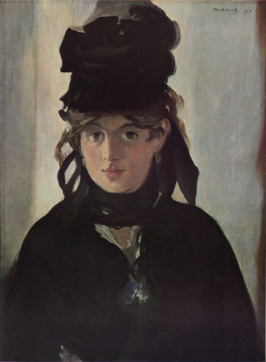 Manet Portrait de Berthe Morisot (1872)