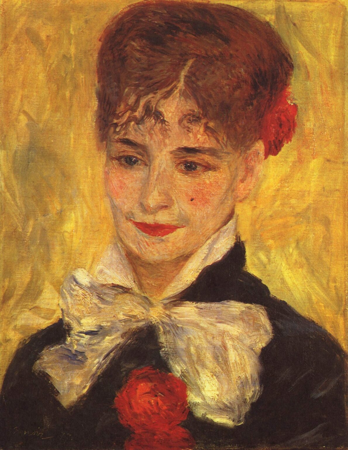 Renoir Portrait de Mme Iscovesco (Portrait d'une Roumain, 1877)