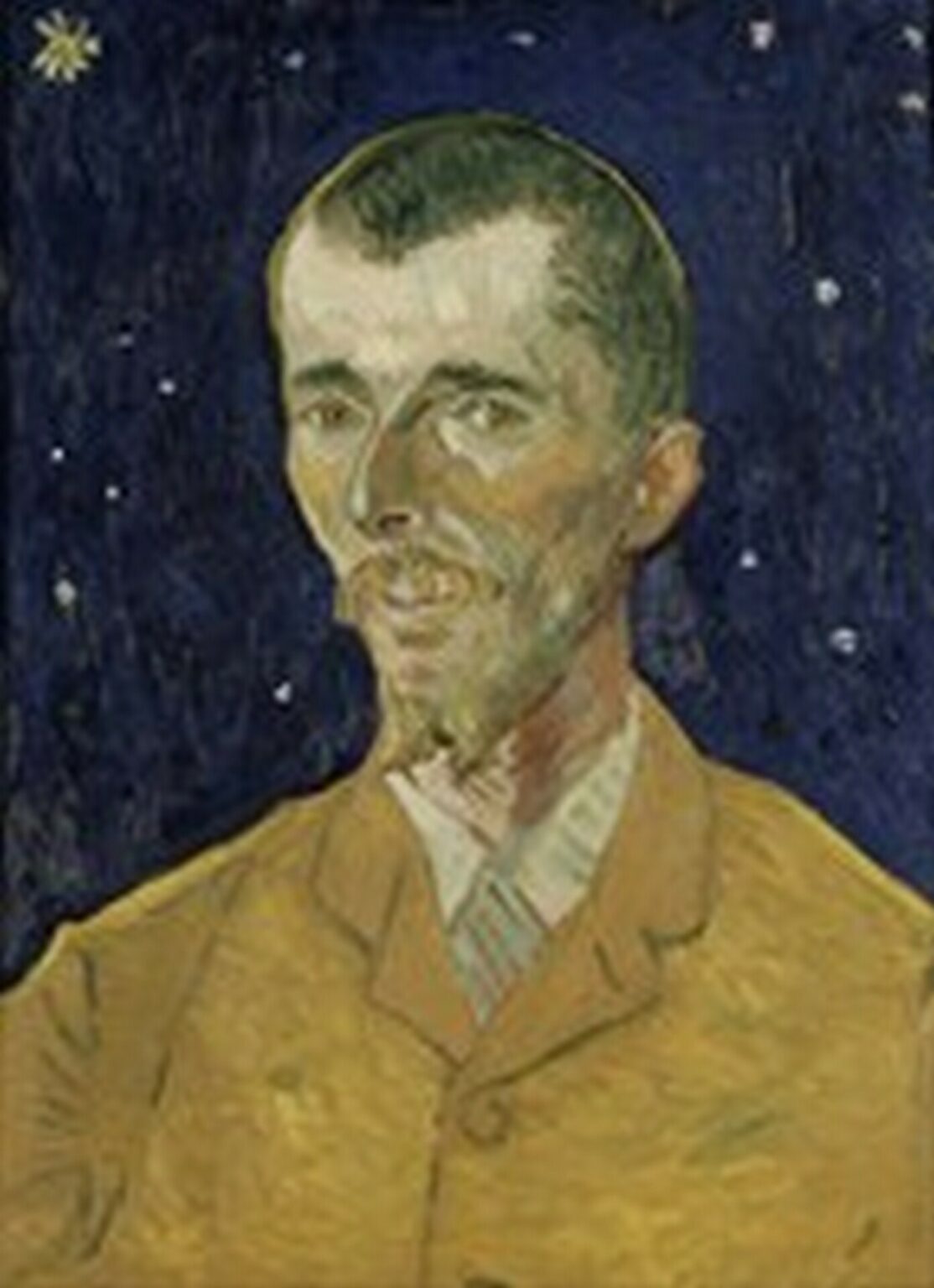 Van Gogh Portrait of Eugène Boch, (The Poet Against a Starry Sky, 1888)