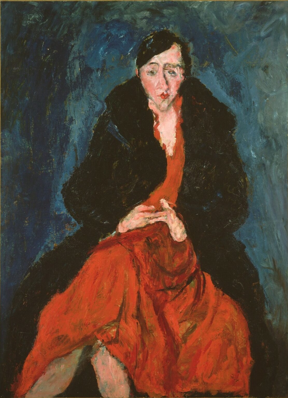 Soutine Portrait of Madeleine Castaing (c. 1929)
