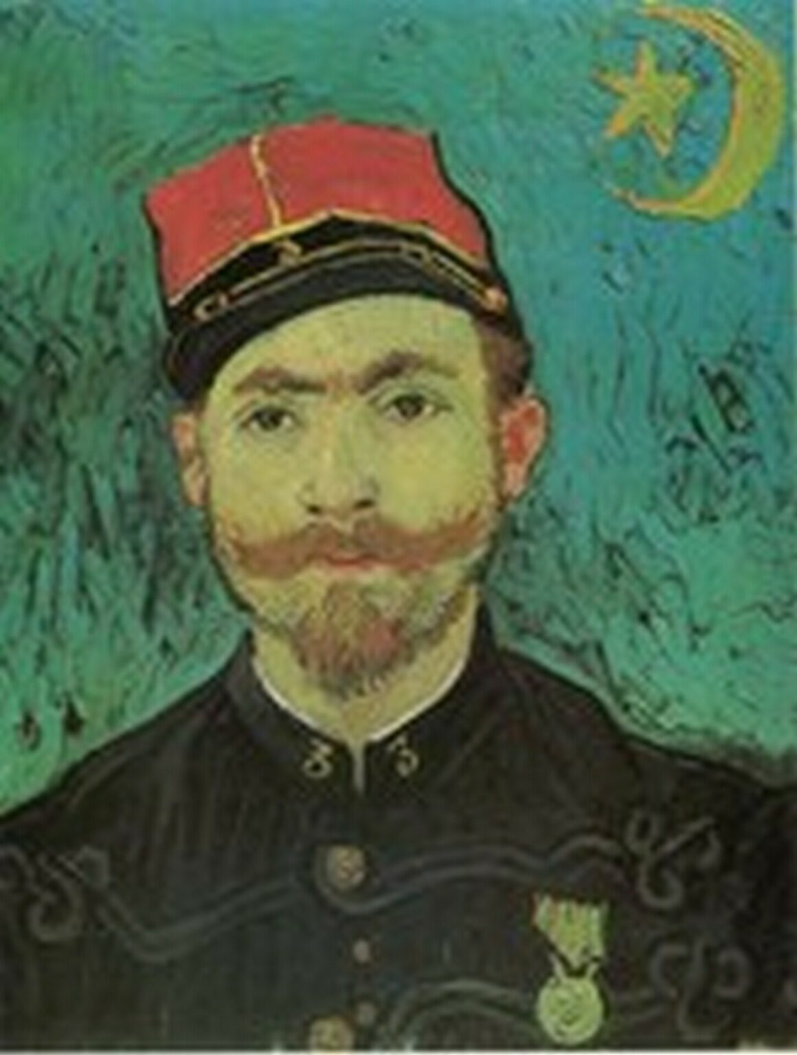 Van Gogh Portrait of Milliet, Second Lieutnant of the Zouaves (1888)