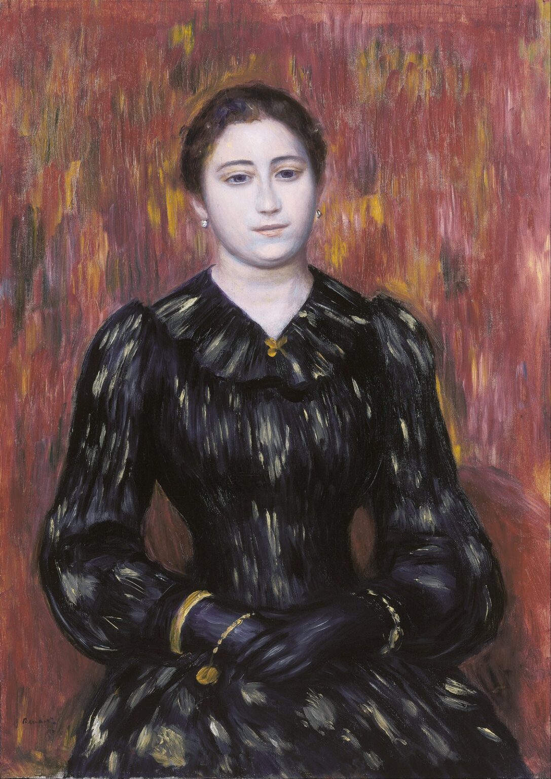 Renoir Portrait of Mme Paulin (1885-90)
