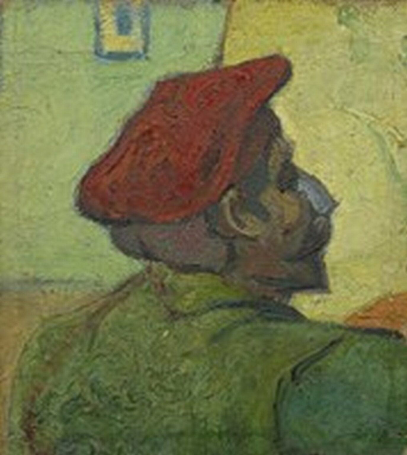 Van Gogh Portrait of Paul Gauguin (Man in a Red Beret, 1888)