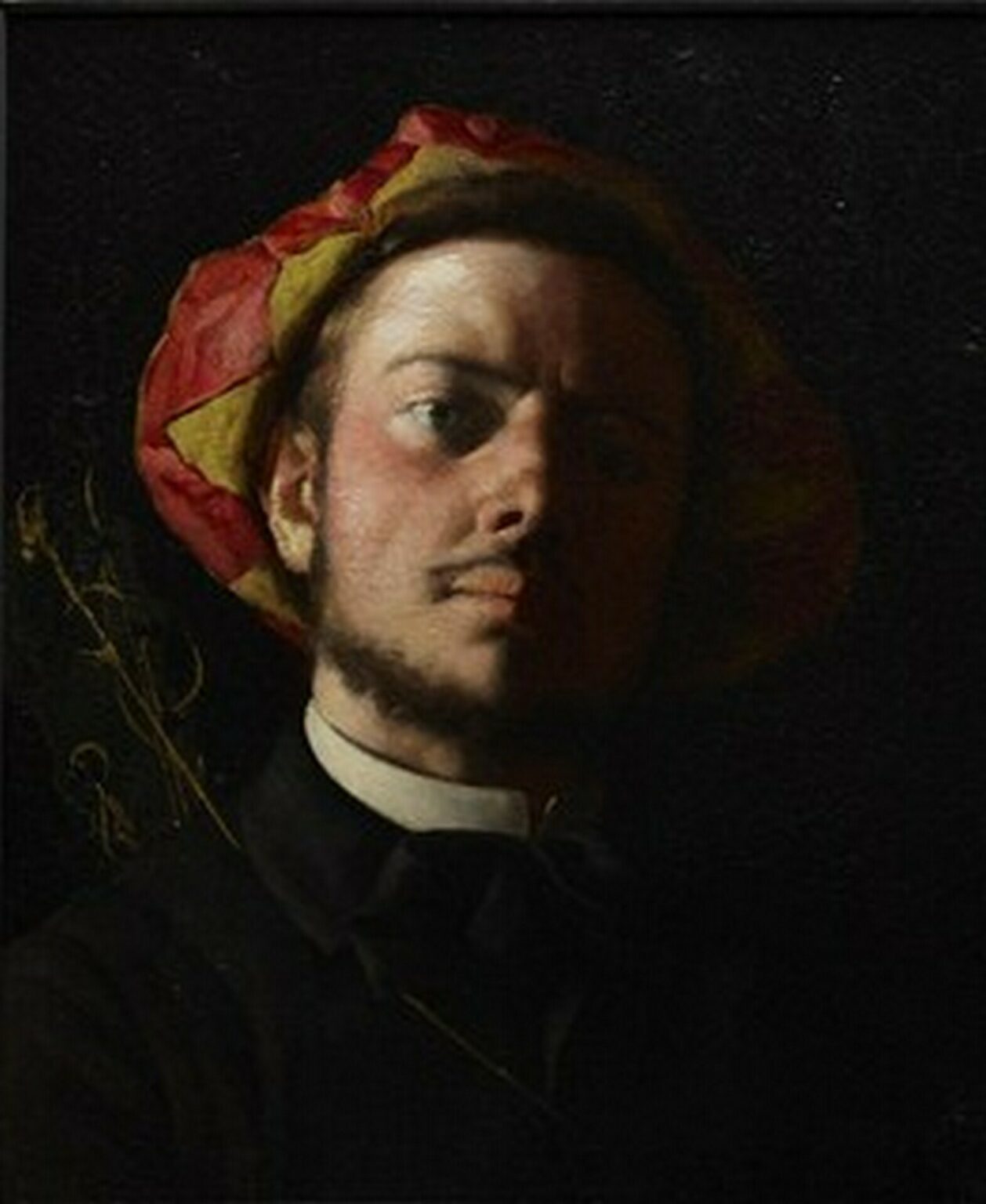 Bazille Portrait of Paul Verlaine (1868)