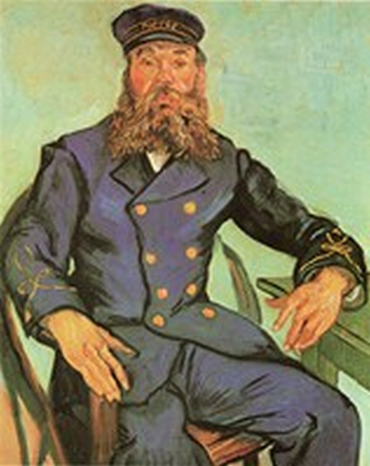 Van Gogh Portrait of the Postman Joseph Roulin (1888)