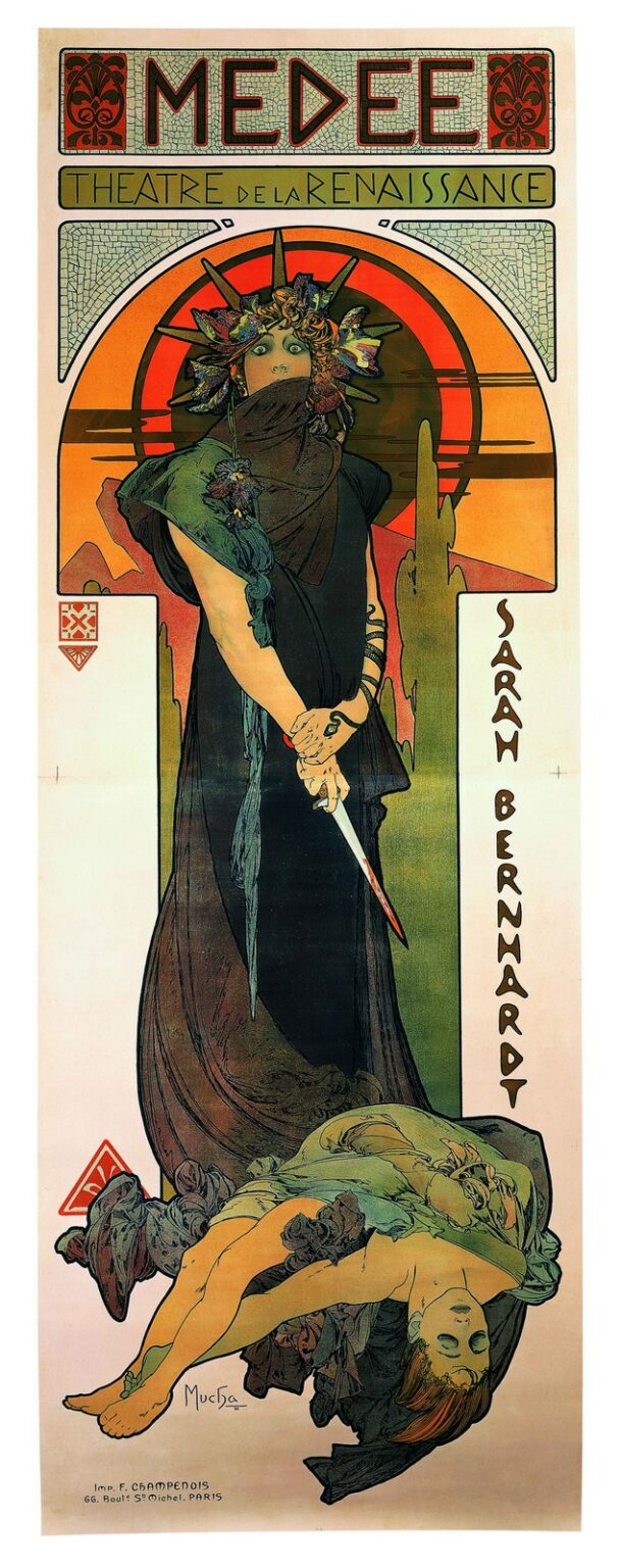 Mucha Poster for Medee (1898)