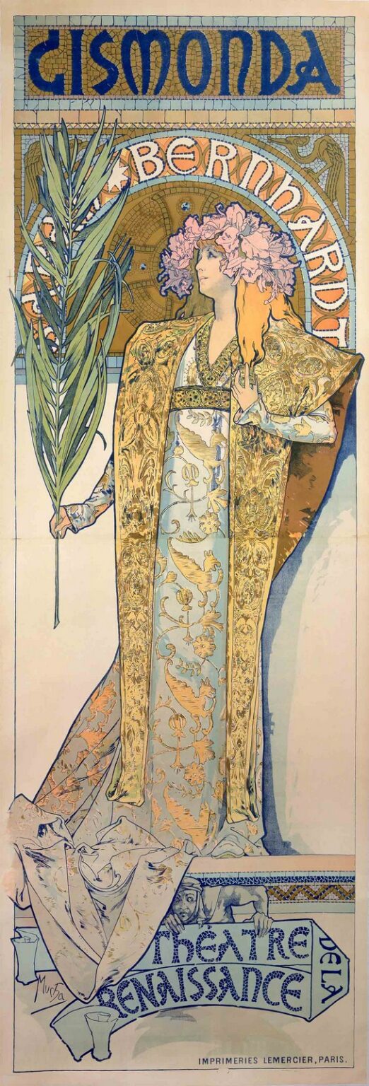 Mucha Poster for Gismonda (1894)