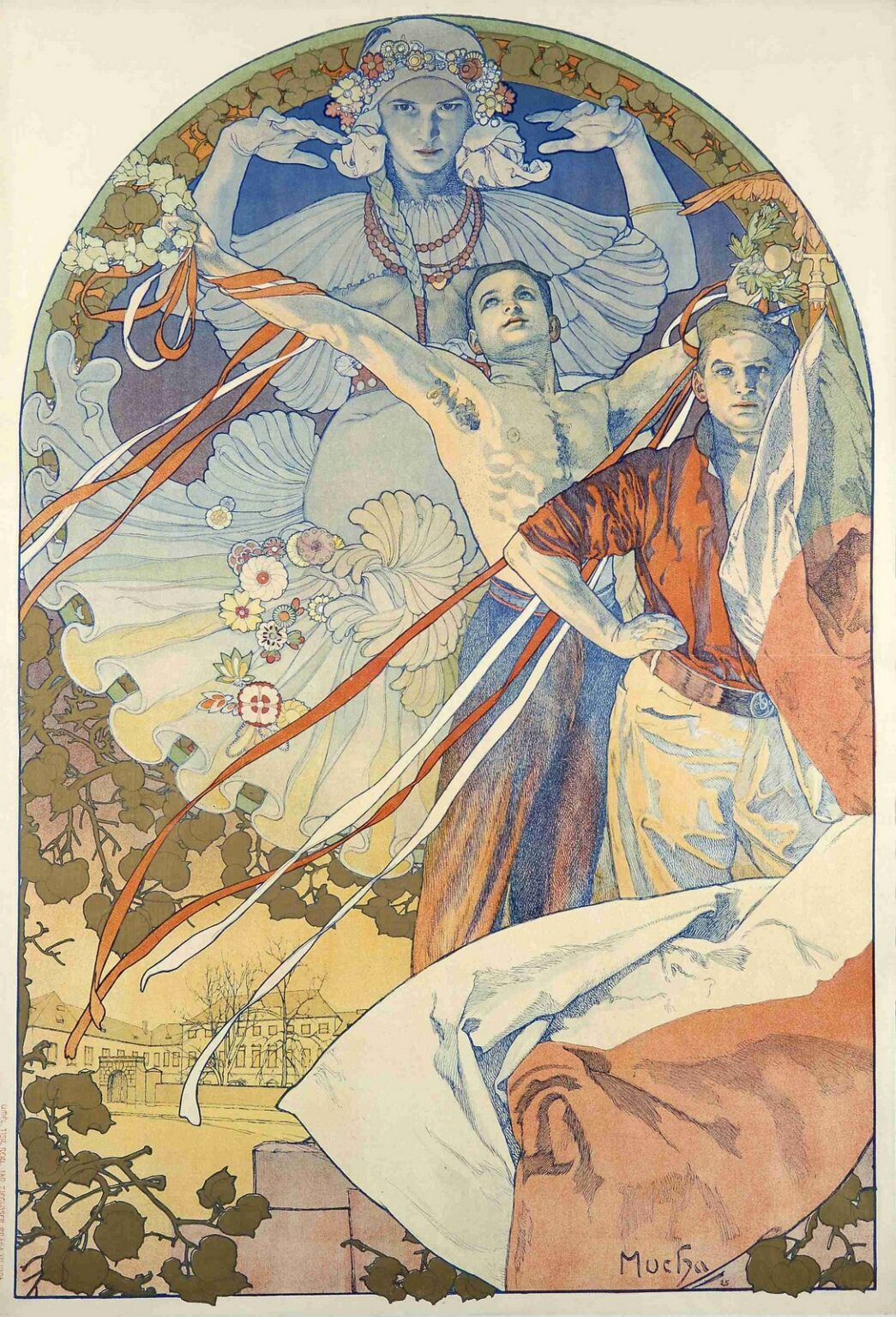 Mucha Poster for the 8th Sokol Festival Prague 1926 (1925)