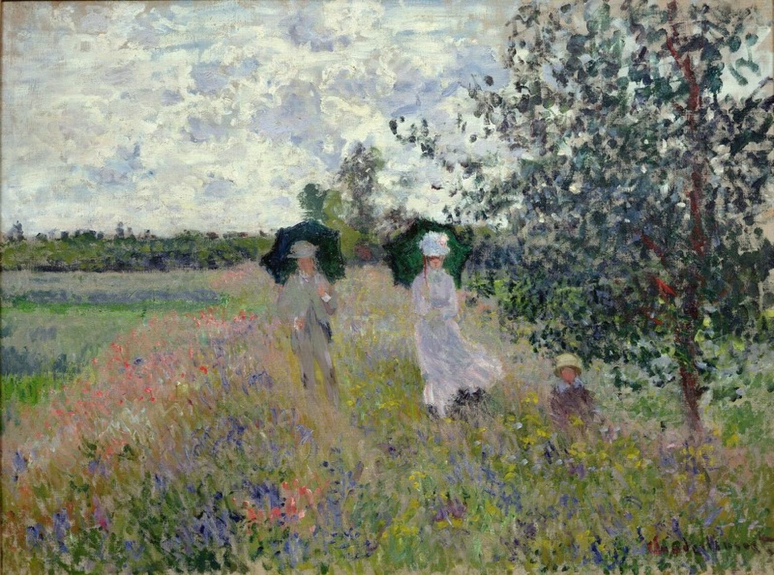 Monet Promenade prés d'Argenteuil (1873)