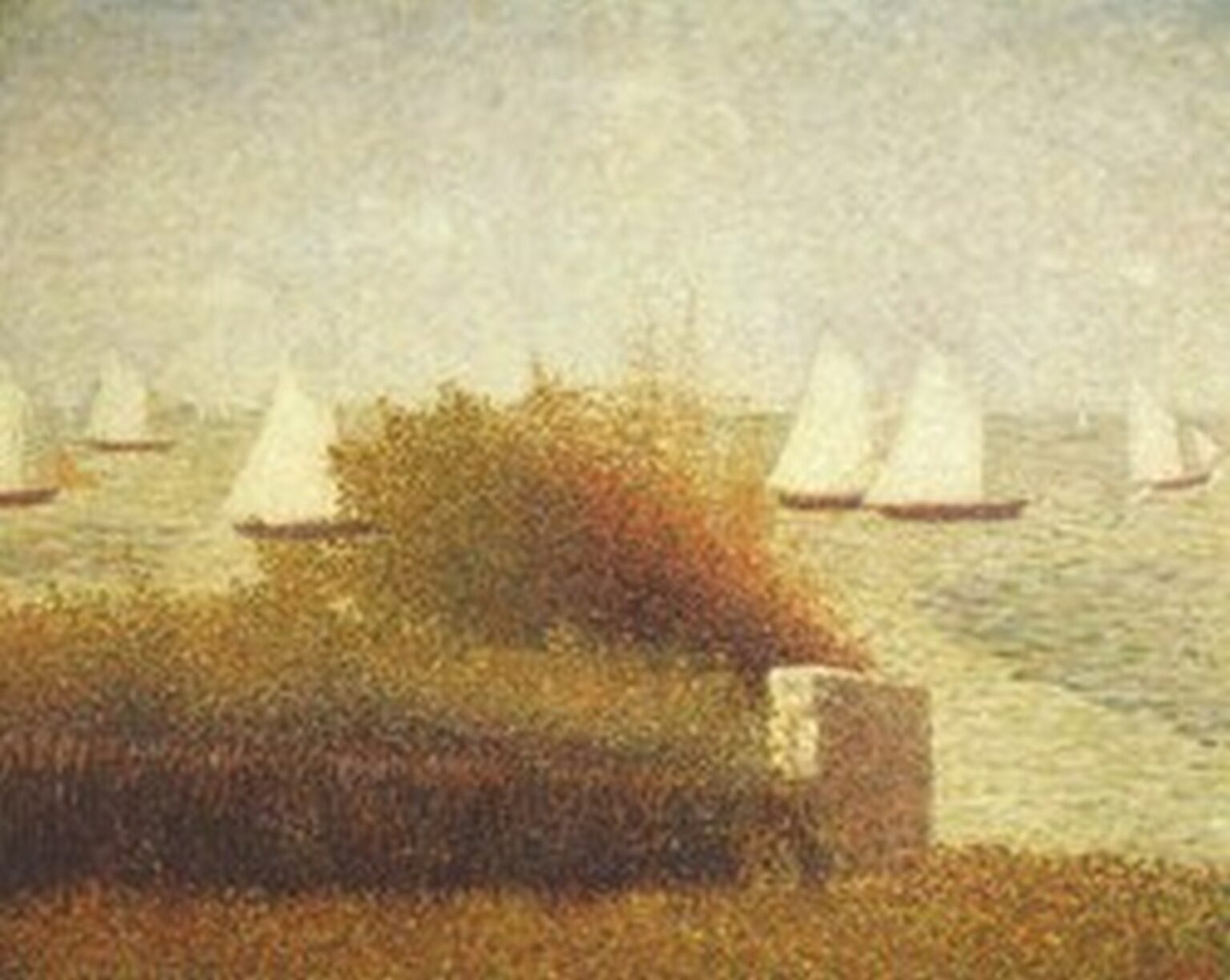 Seurat Race in Grandcamp (1885)