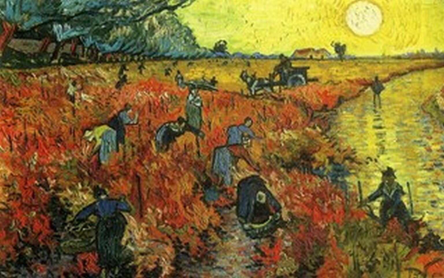 Van Gogh Red Vineyards at Arles (1888)