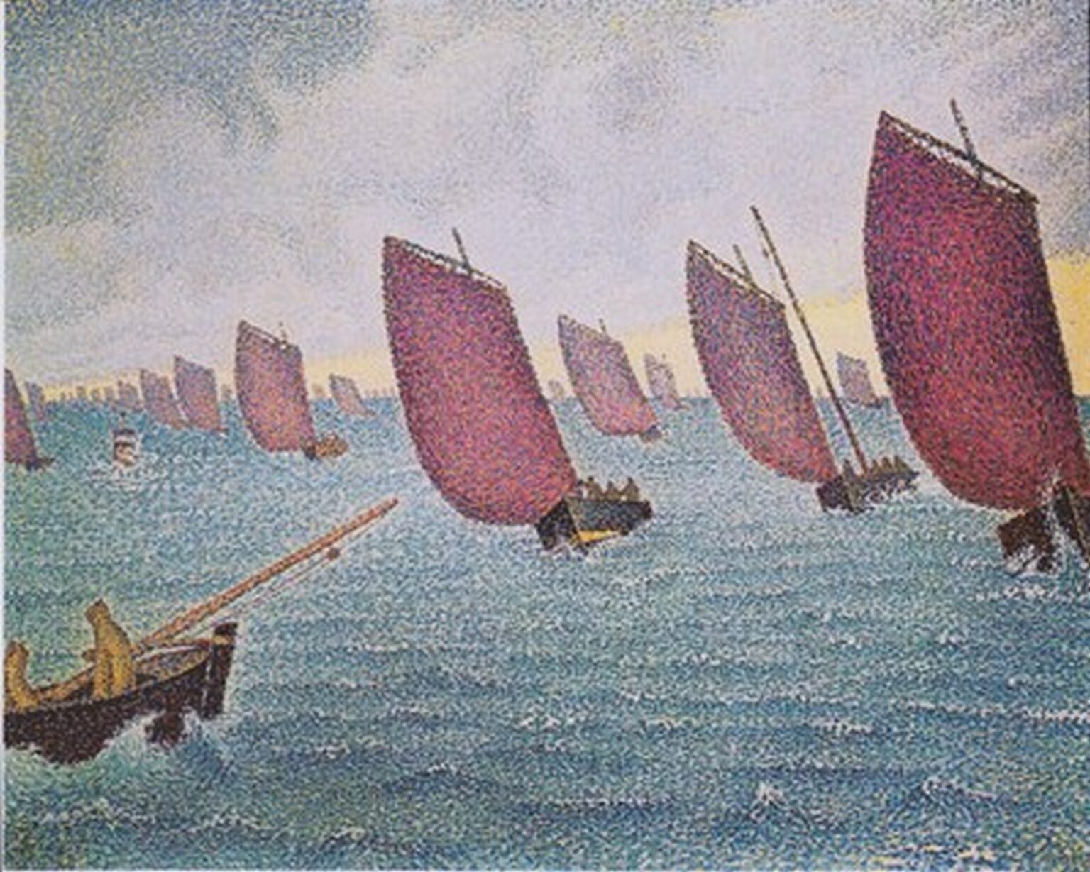 Signac Regatta vor Concarneau (1891)
