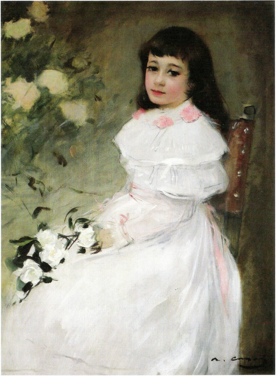 Casas Retrat de Maria Rusiñol (1893)