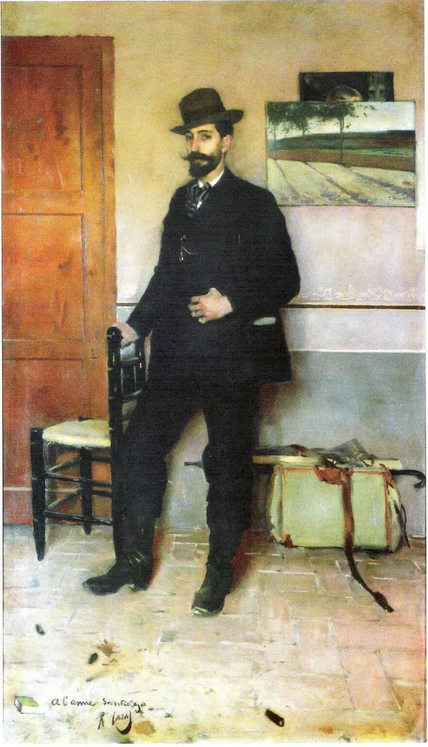 Casas Retrat de Santiago Rusiñol (1889)