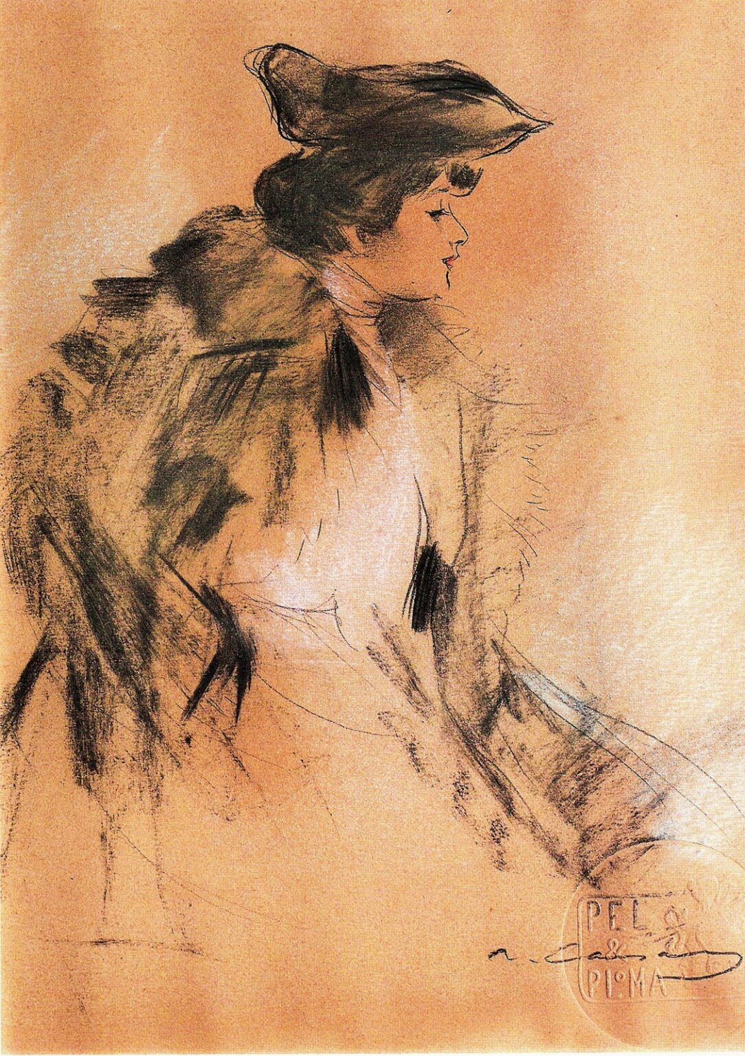 Casas Retrat de dona (1899-1903)