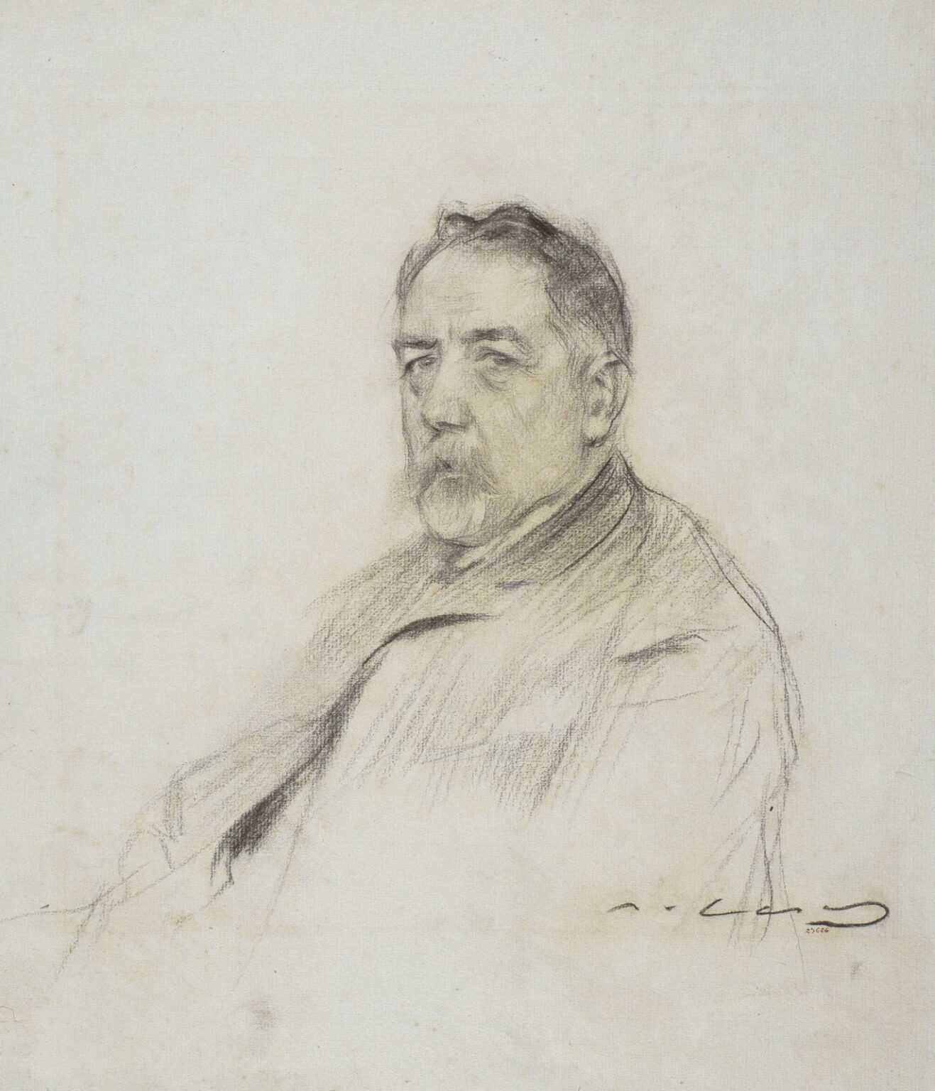 Casas Retrat fet per Ramon Casas