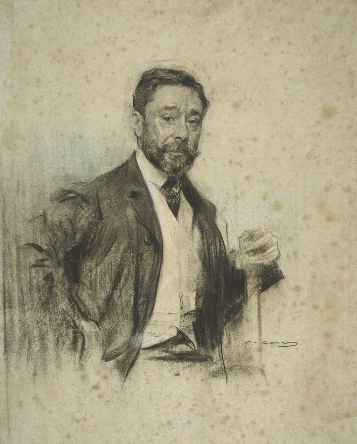Casas Retrato de Gonzalo Bilbao
