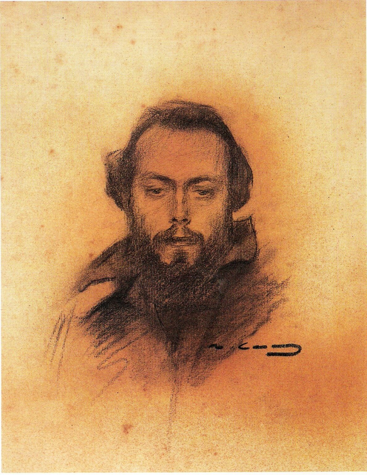Casas Retrato de William Degouve de Nuncques (1903)