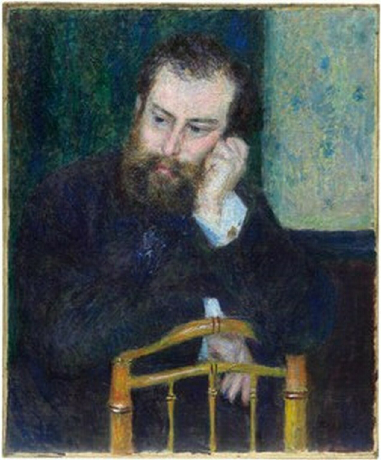 Renoir Retrato de Alfred Sisley (1876)