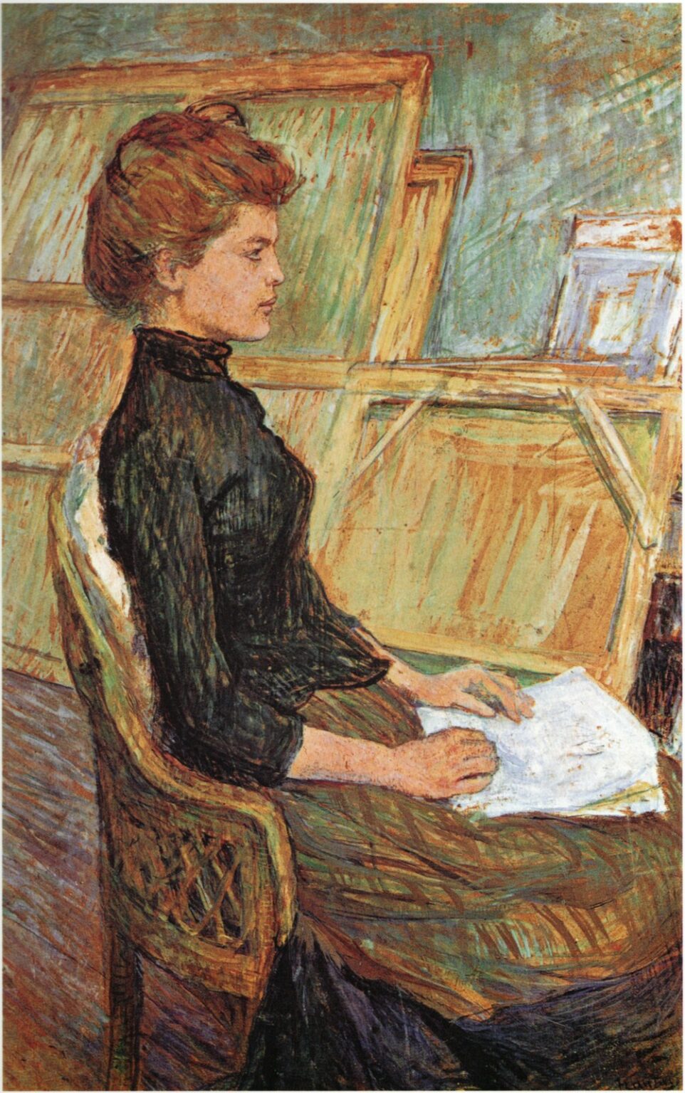 Toulouse-Lautrec Retrato de Hélene Vary (1888)