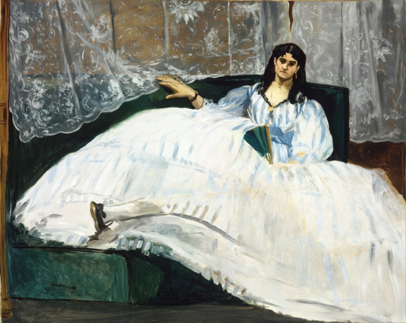 Manet Retrato de Jeanne Duval (1862)