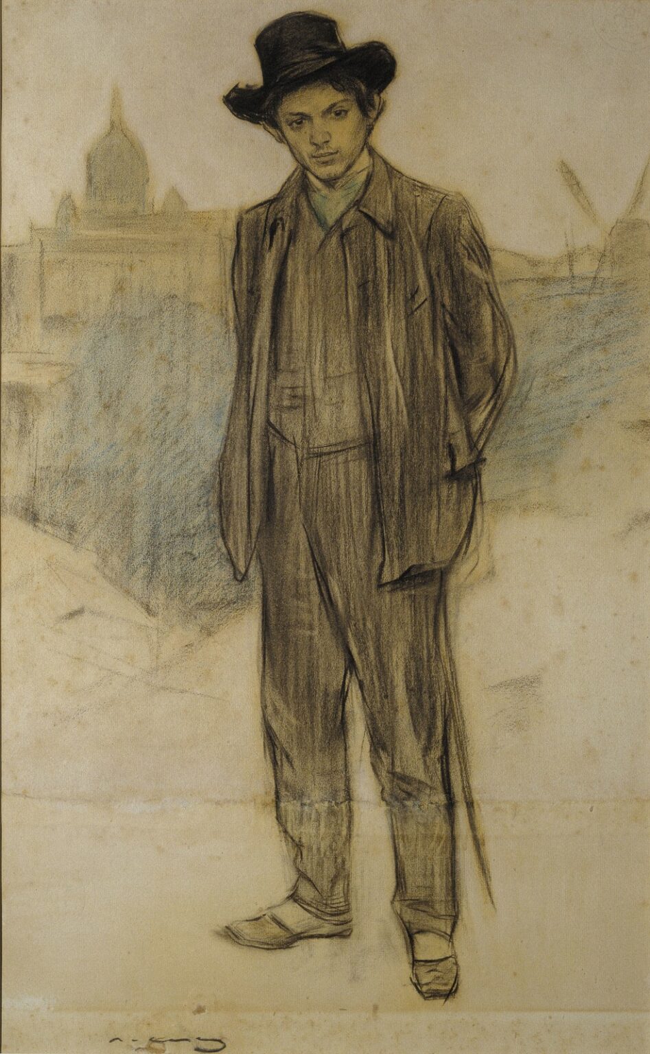 Casas Retrato de Pablo Picasso (c.1900)