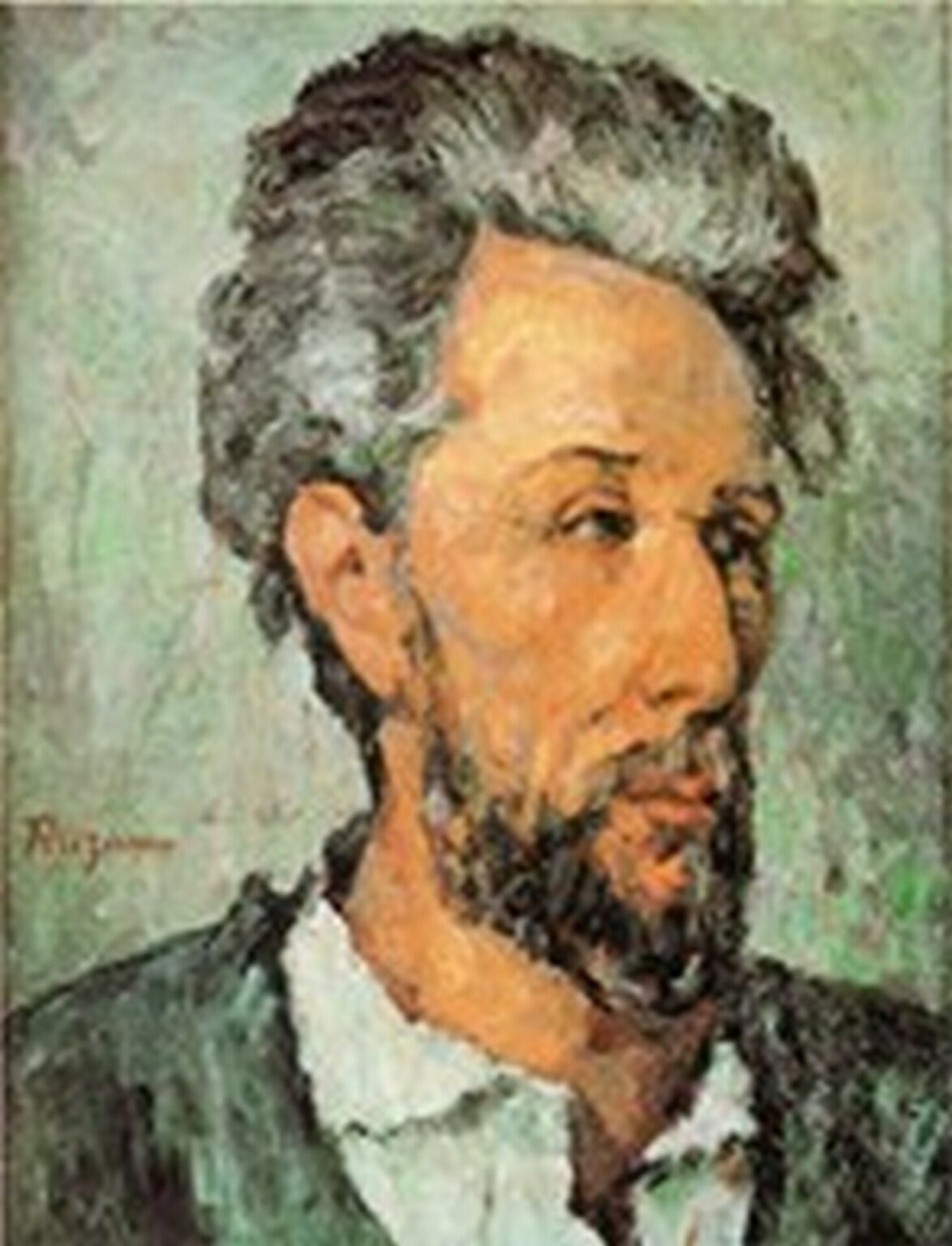 Cézanne Retrato de Vctor Chocquet (1876-77)