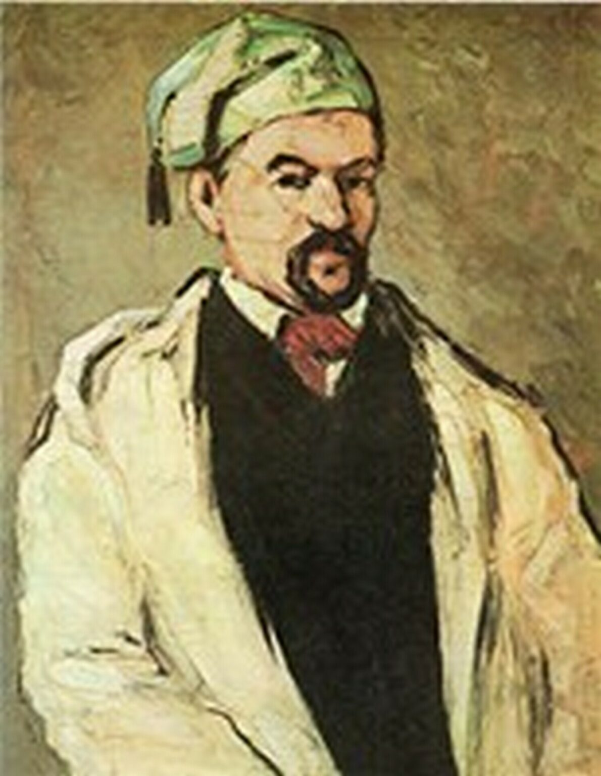 Cézanne Retrato de hombre con bonete (El tío Dominique, 1865)