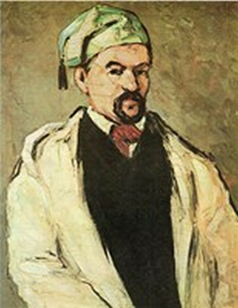 Cézanne Retrato de hombre con bonete (El tío Dominique, 1865)