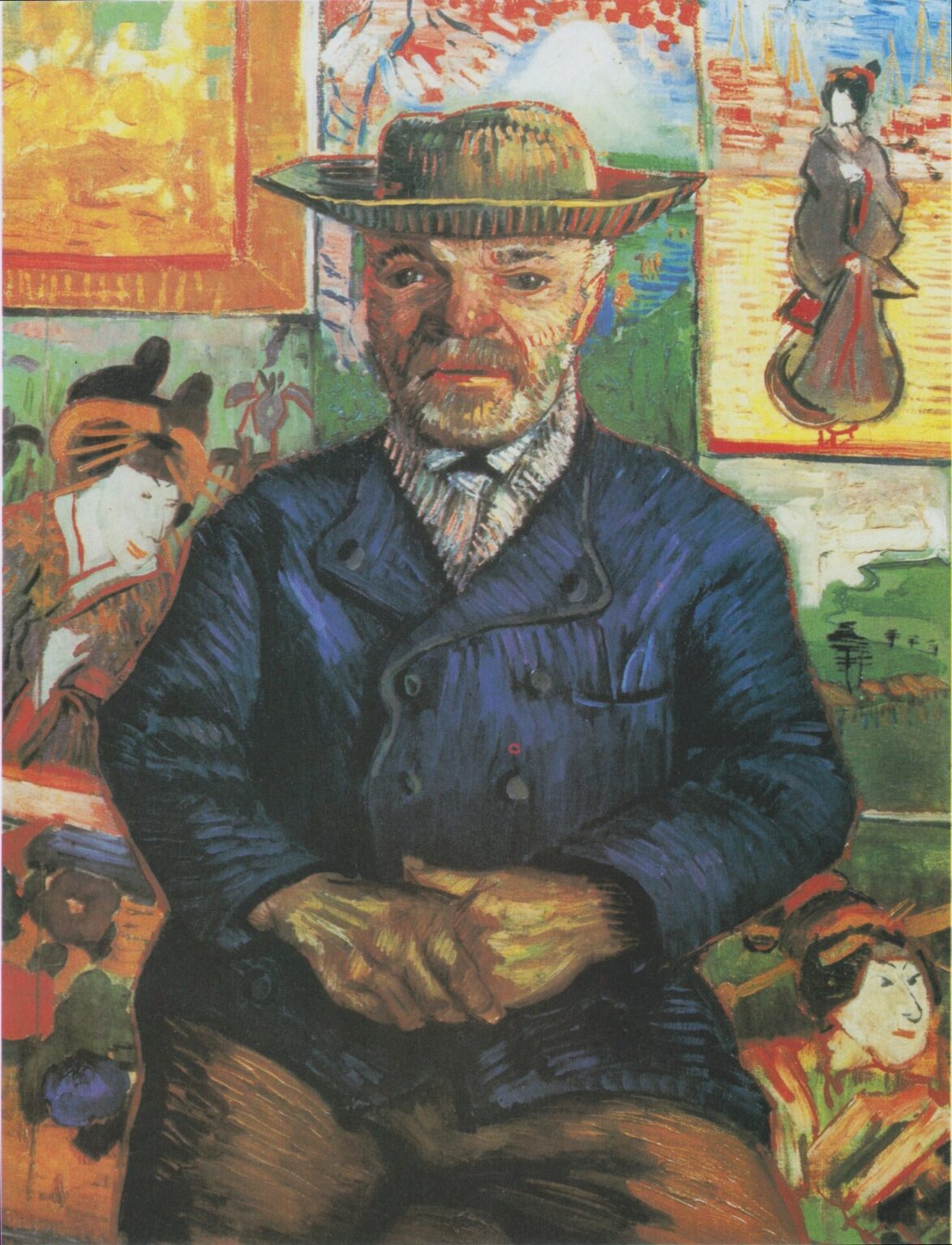 Van Gogh Retrato del Père Tanguy (1887-88)