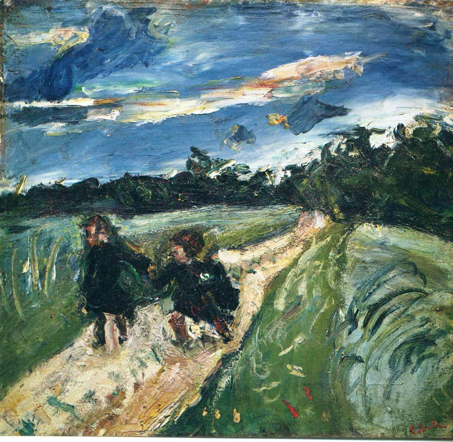 Soutine Return from School after the Storm (1939)