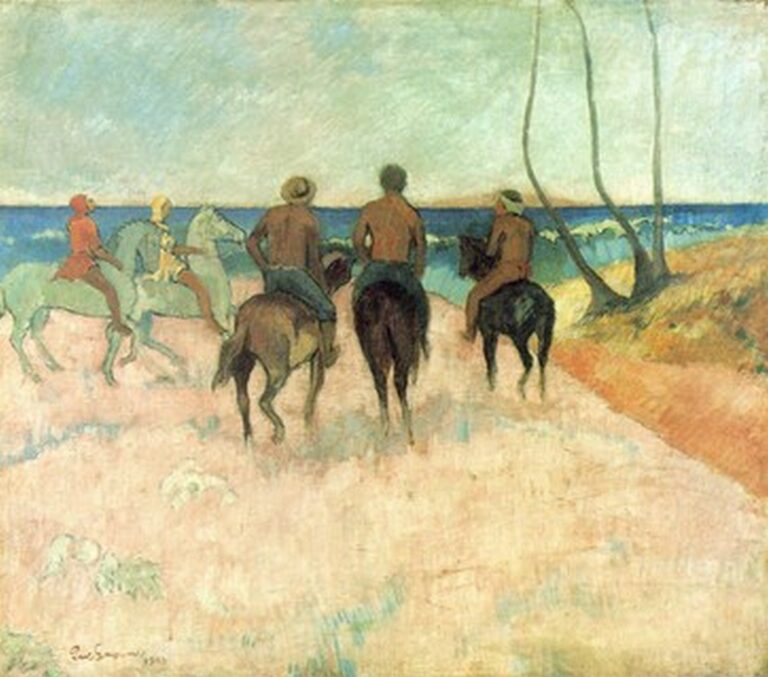 Gauguin Riders on the Beach (1902)