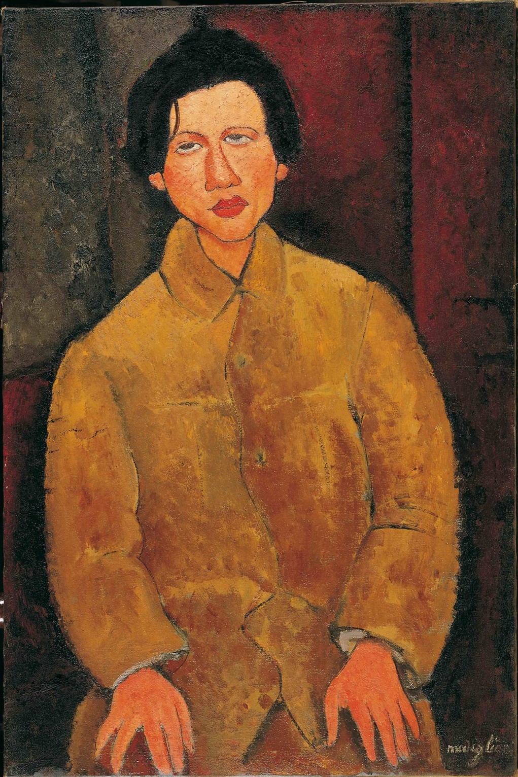 Modigliani Ritratto di Soutine (1916)