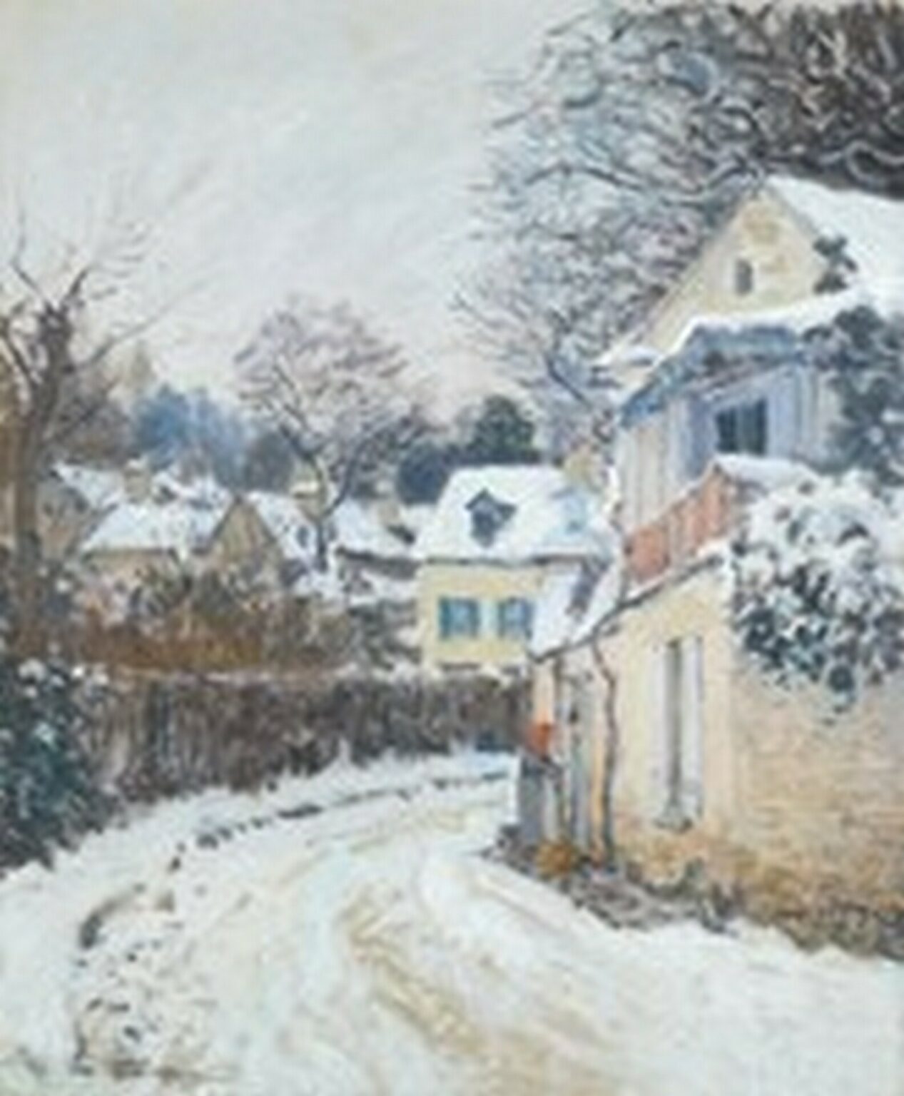 Sisley Route à Louveciennes(1874)