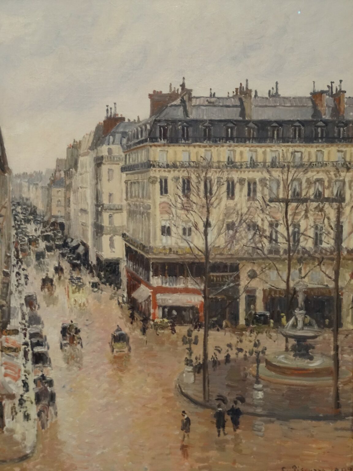Pissarro Rue Saint Honoré in the Afternoon (1897)