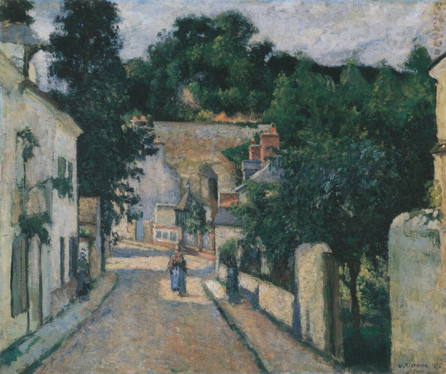 Pissarro Rue de L'Hermitage à Pontoise (1875)