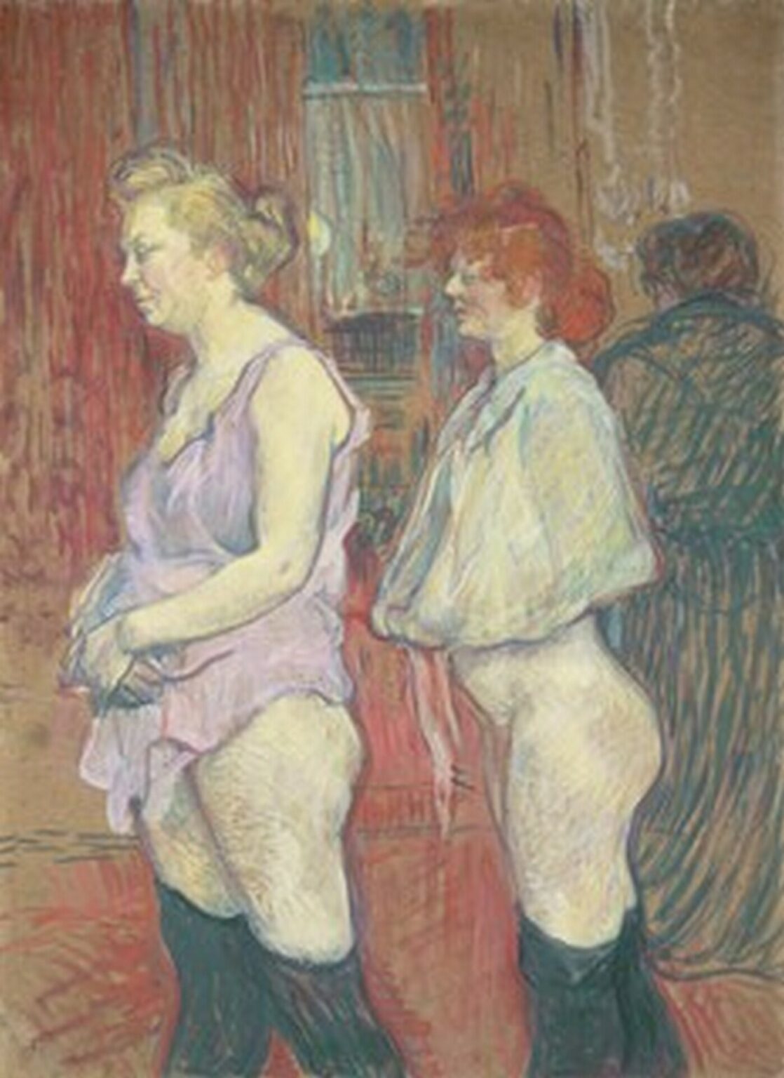 Toulouse-Lautrec Rue des Moulins (L'inspection médicale, 1894)