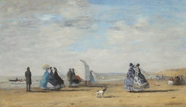 Boudin Scène de plage