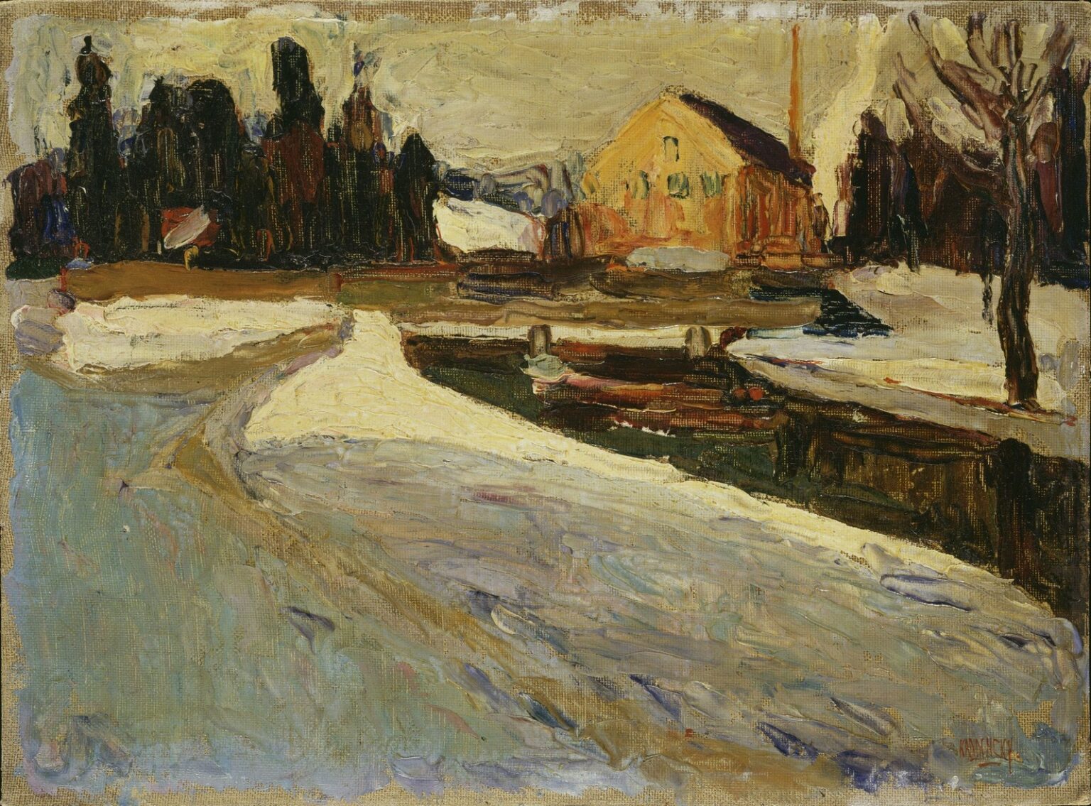 Kandinsky Schwabing-Wintersonne (1901)