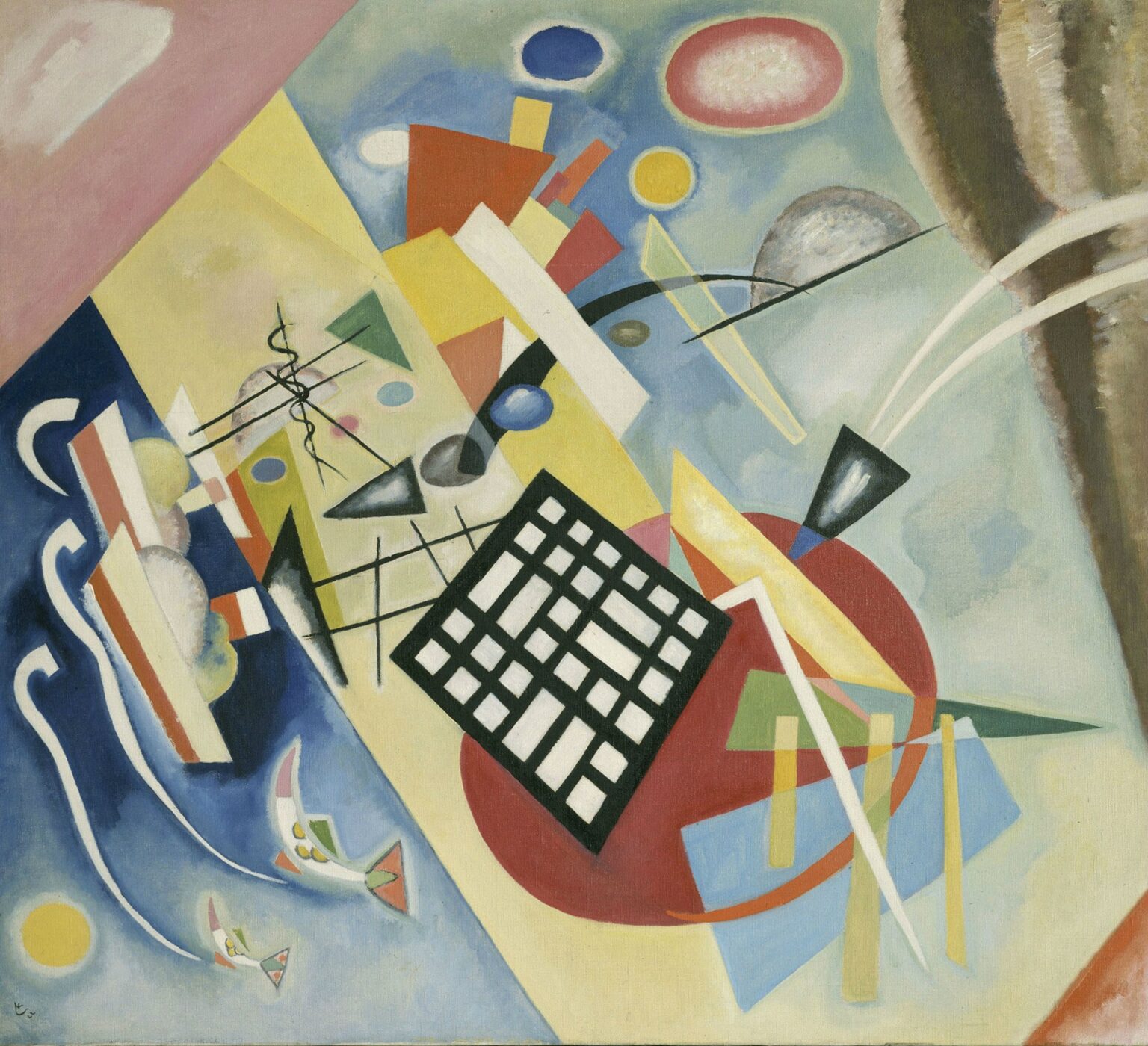 Kandinsky Schwarzer Raster (1922)
