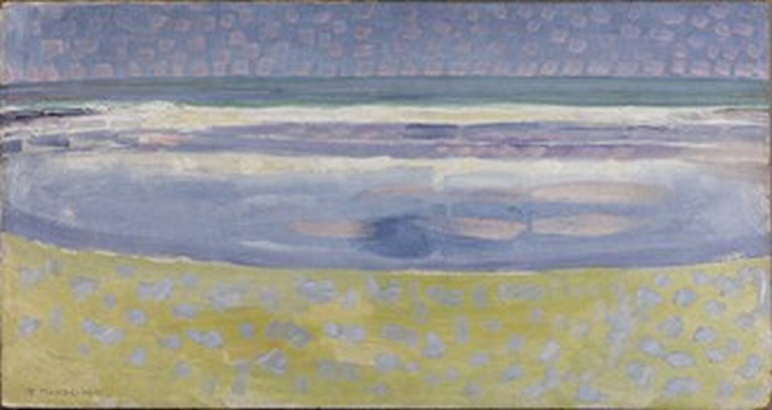 Mondrian Sea after Sunset (1909)