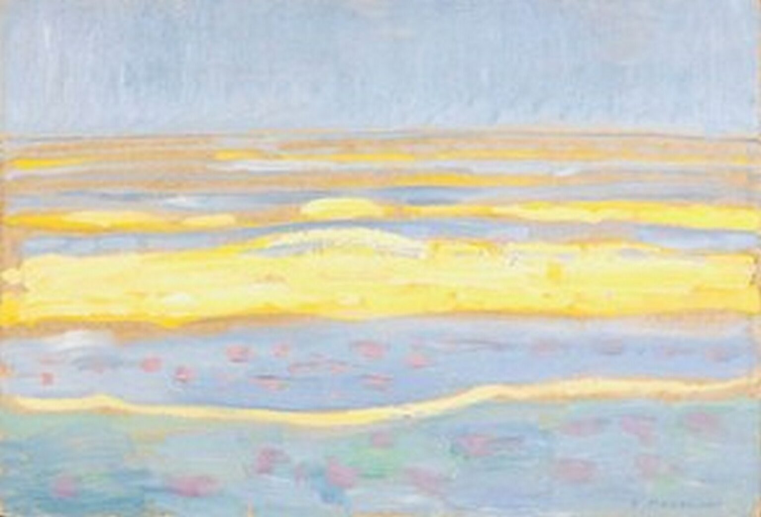 Mondrian Seascape (1909)